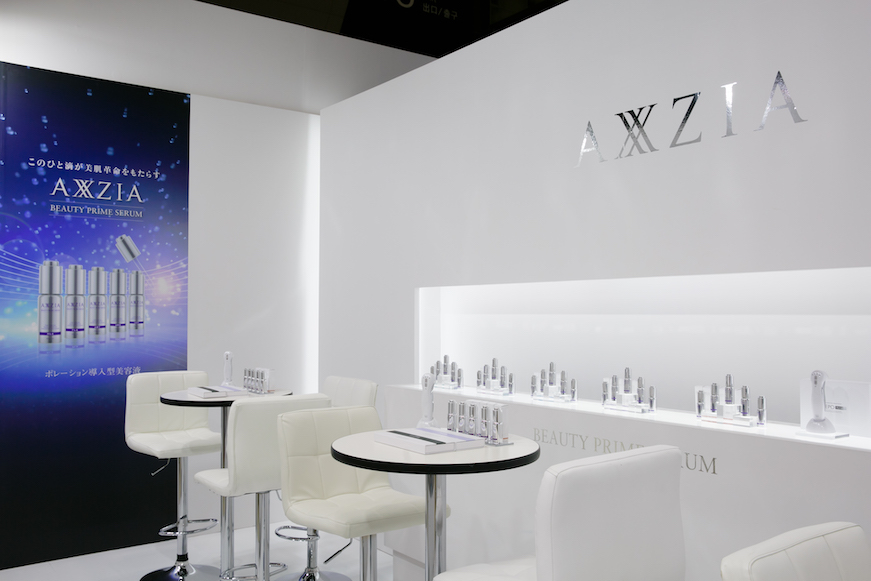 国際化粧品展2016ブースデザインの様子
