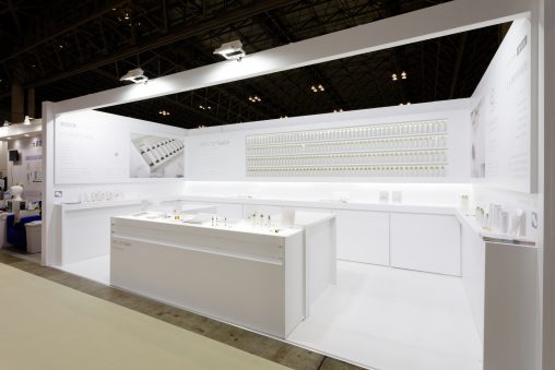国際化粧品展ブースデザイン