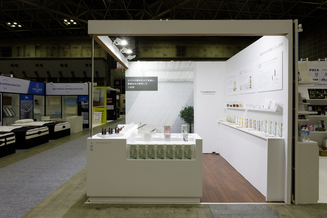 HOTERES JAPAN 2018の展示会ブースデザイン装飾