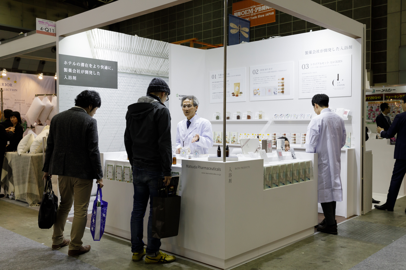 HOTERES JAPAN 2018の展示会ブースデザイン装飾