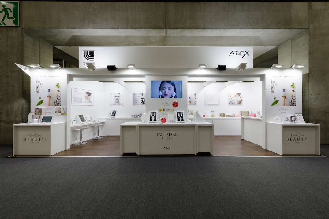 Beauty World Japan 2019の展示会ブースデザイン装飾