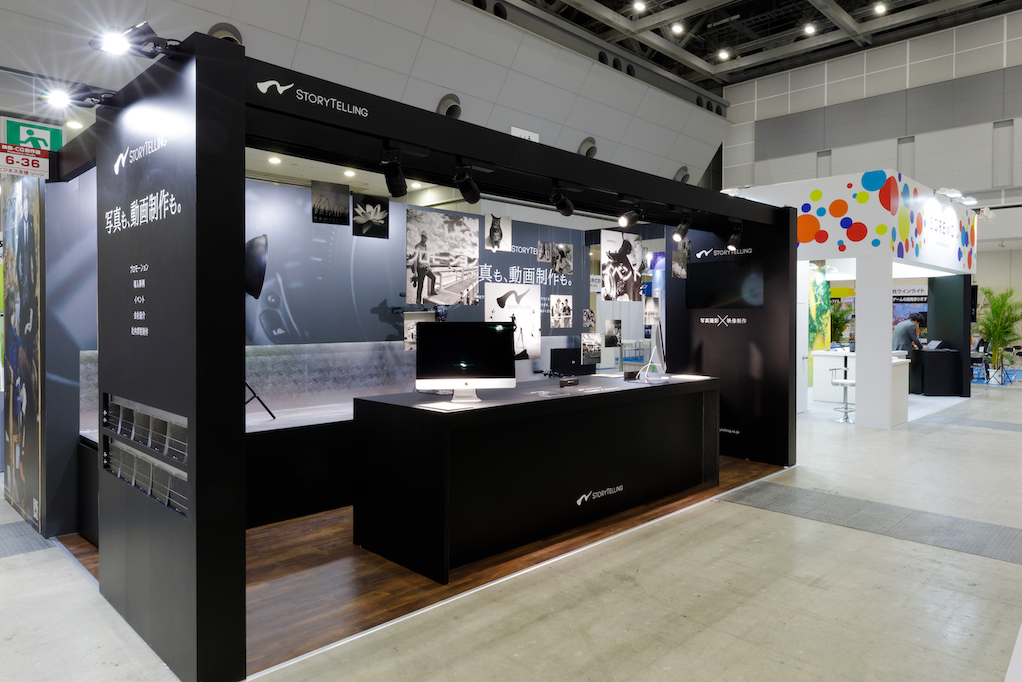 映像・CG制作展2019の展示会ブースデザイン装飾