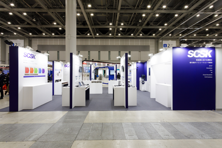 設計製造ソリューション展2019の展示会ブースデザイン装飾