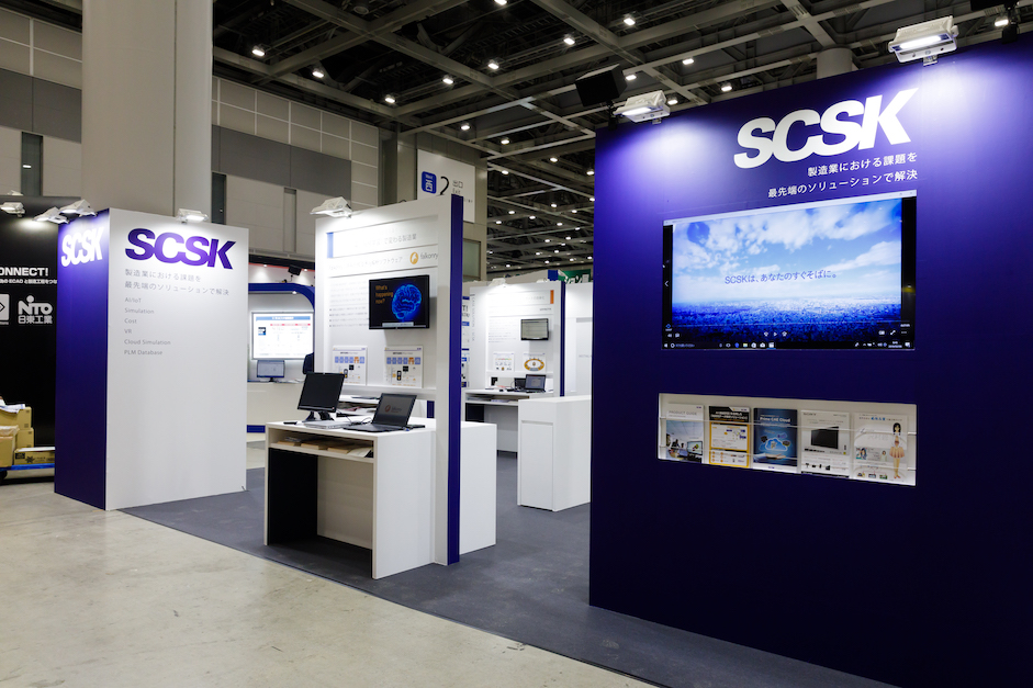 設計製造ソリューション展2019の展示会ブースデザイン装飾