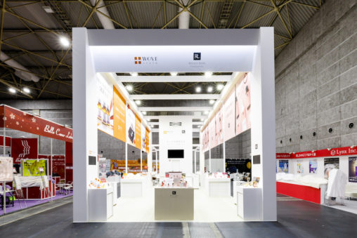 ビューティーワールドジャパン展示会ブースデザイン装飾