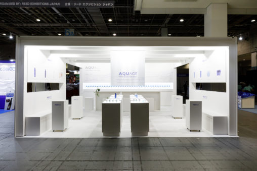 国際化粧品展・展示会ブースデザイン装飾