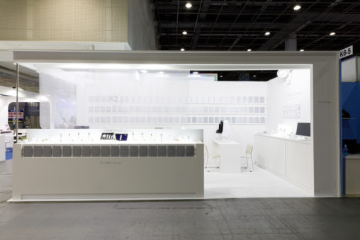 国際化粧品展・展示会ブースデザイン装飾