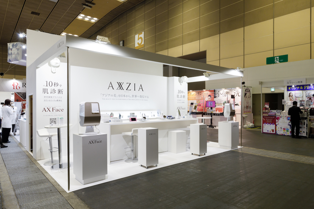 ビューティーワールドジャパン2020の展示会ブースデザイン装飾