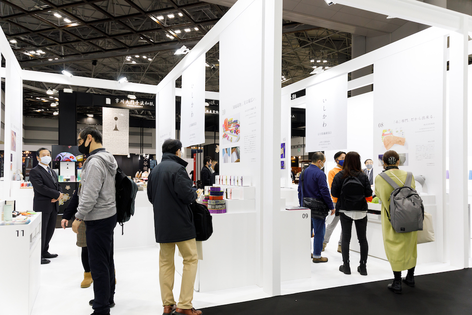 ギフト・ショー2021の展示会ブースデザイン装飾