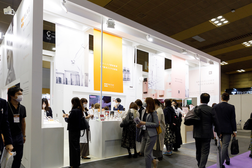 ビューティーワールドジャパン2020の展示会ブースデザイン装飾