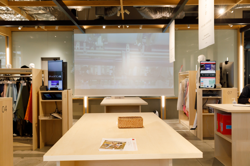 次代を創る可能性素材展の展示会ブースデザイン装飾