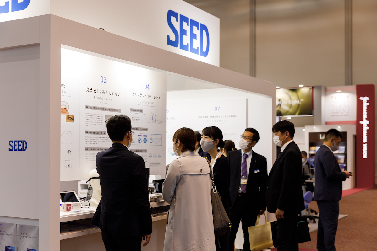 第125回　日本眼科学会総会の展示会ブースデザイン装飾