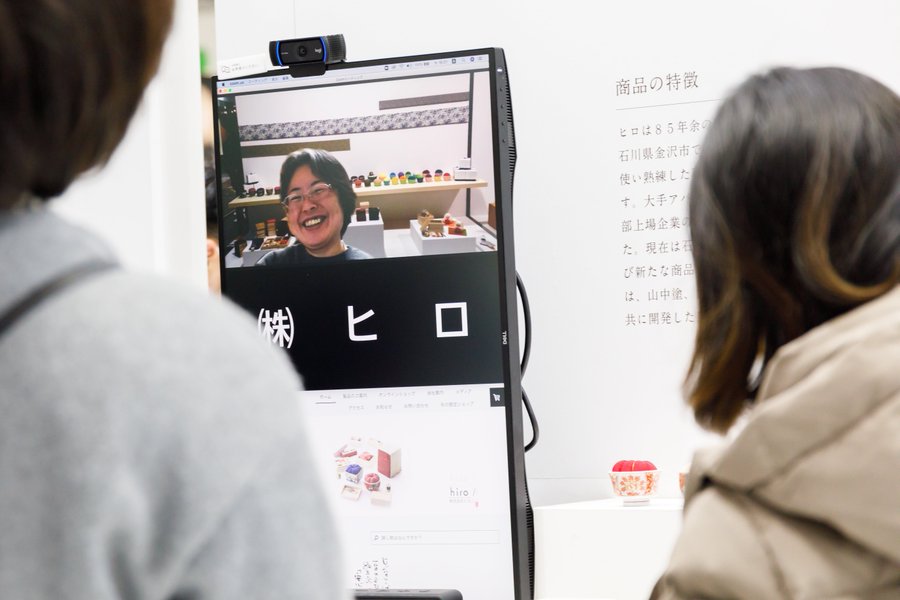 石川県繊維協会さんのブース写真2