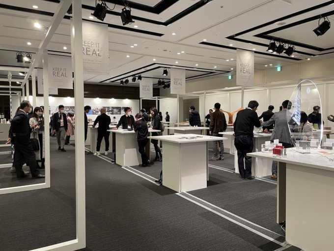 keepitreal展示会写真